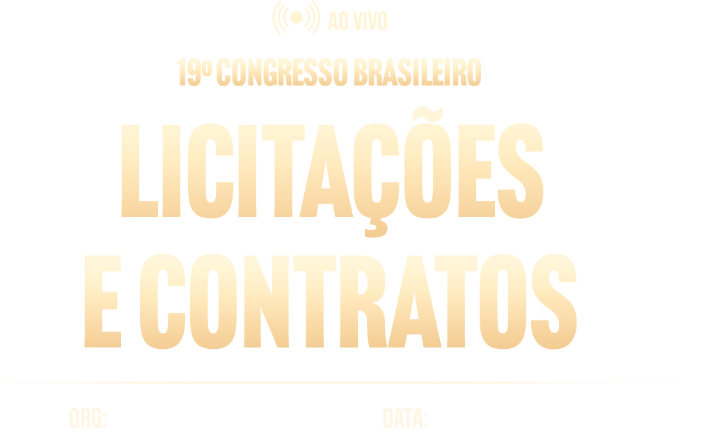 19º Congresso Brasileiro de Licitações e Contratos